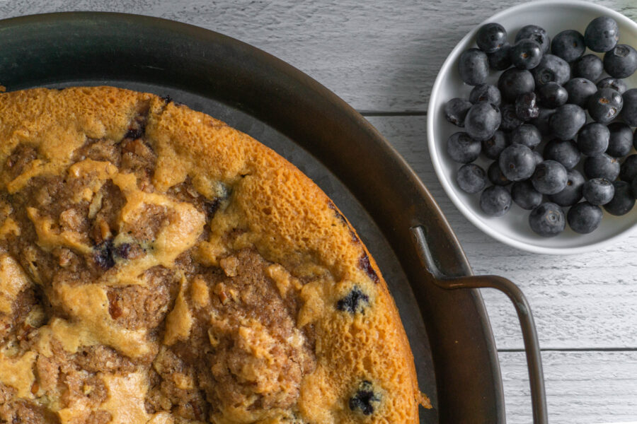 Crumble de Blueberry con Nuez